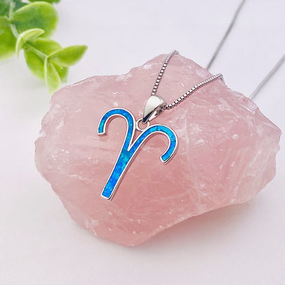 Opal Zodiac Necklace