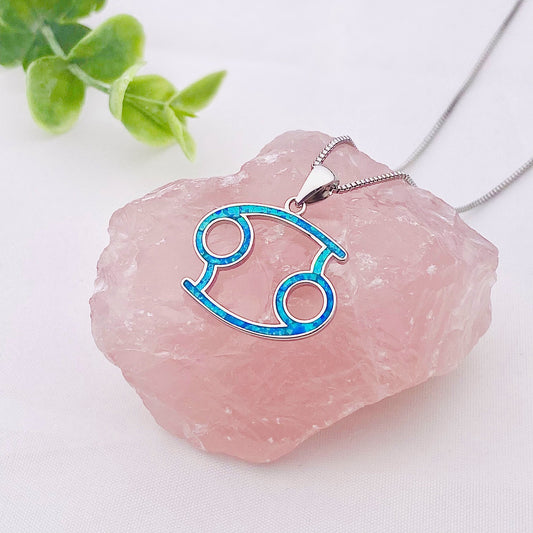 Opal Cancer Necklace
