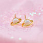 Opal Saturn Studs