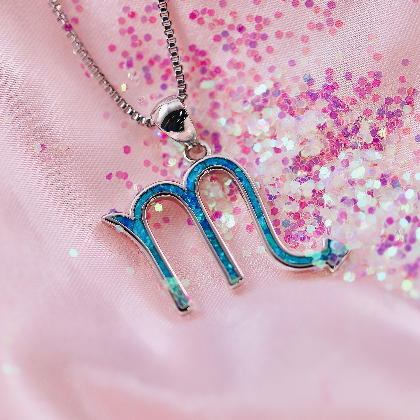 Opal Scorpio Necklace