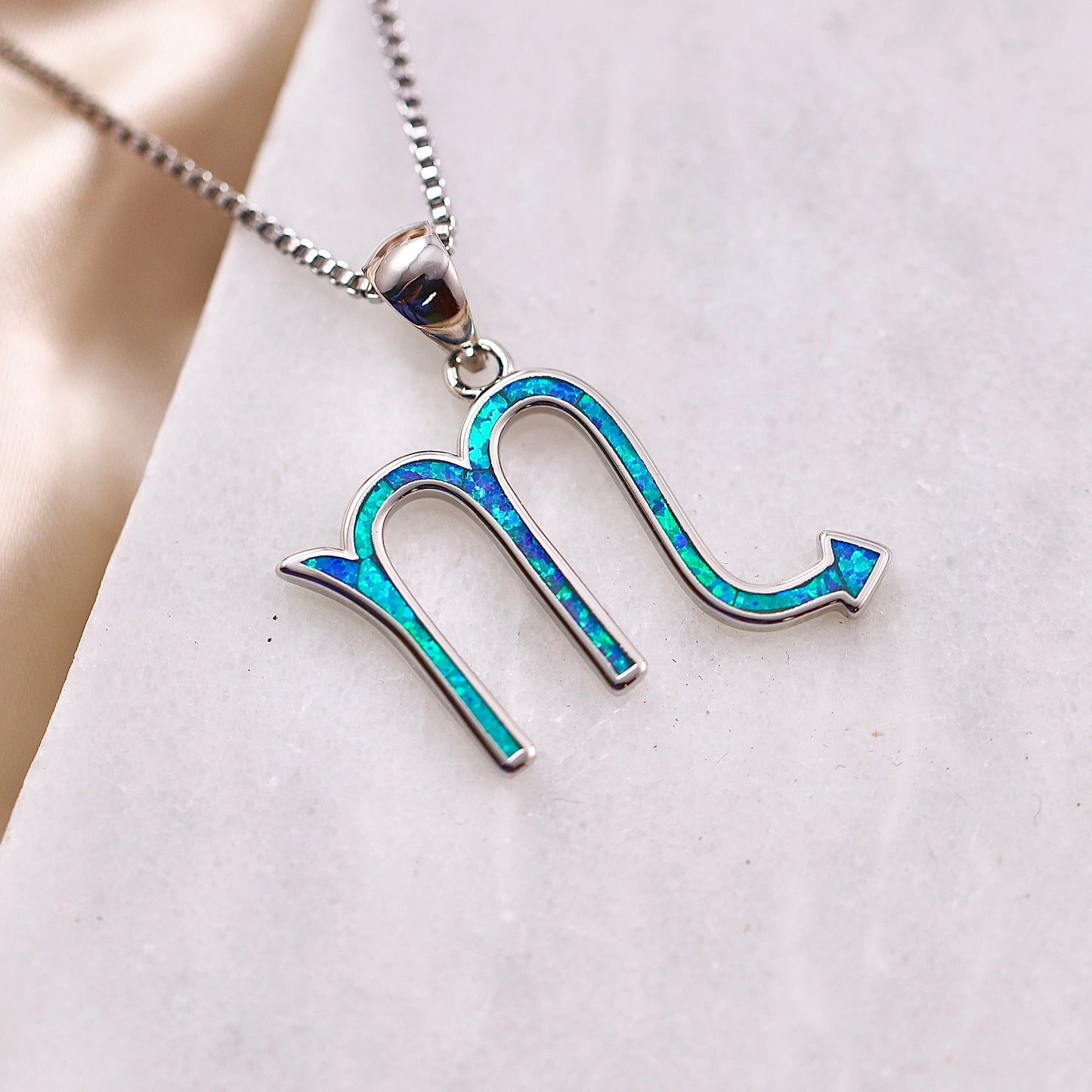 Opal Zodiac Necklace
