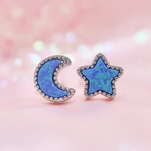 Opal Starry Night Studs