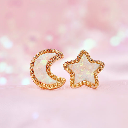 Opal Starry Night Studs