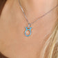 Opal Taurus Necklace