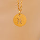 Pisces Coin Necklace