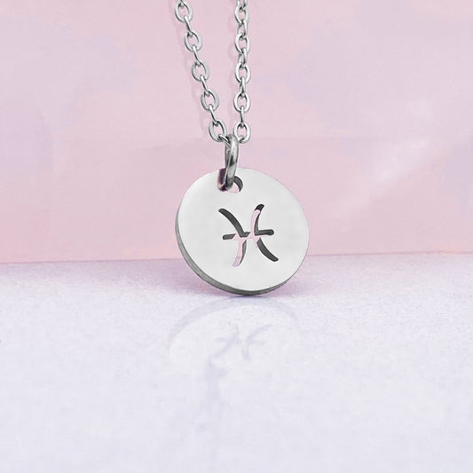 Pisces Coin Necklace