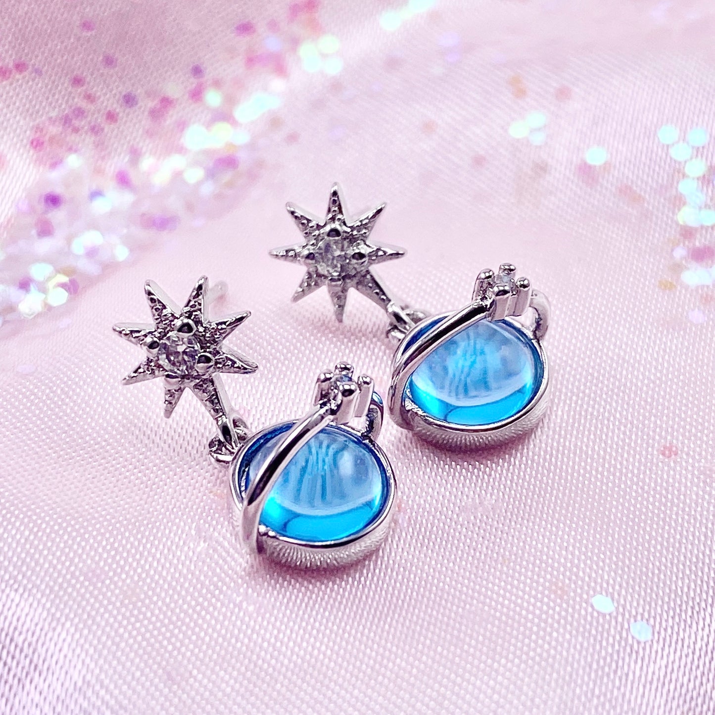 Saturn Starburst Earrings