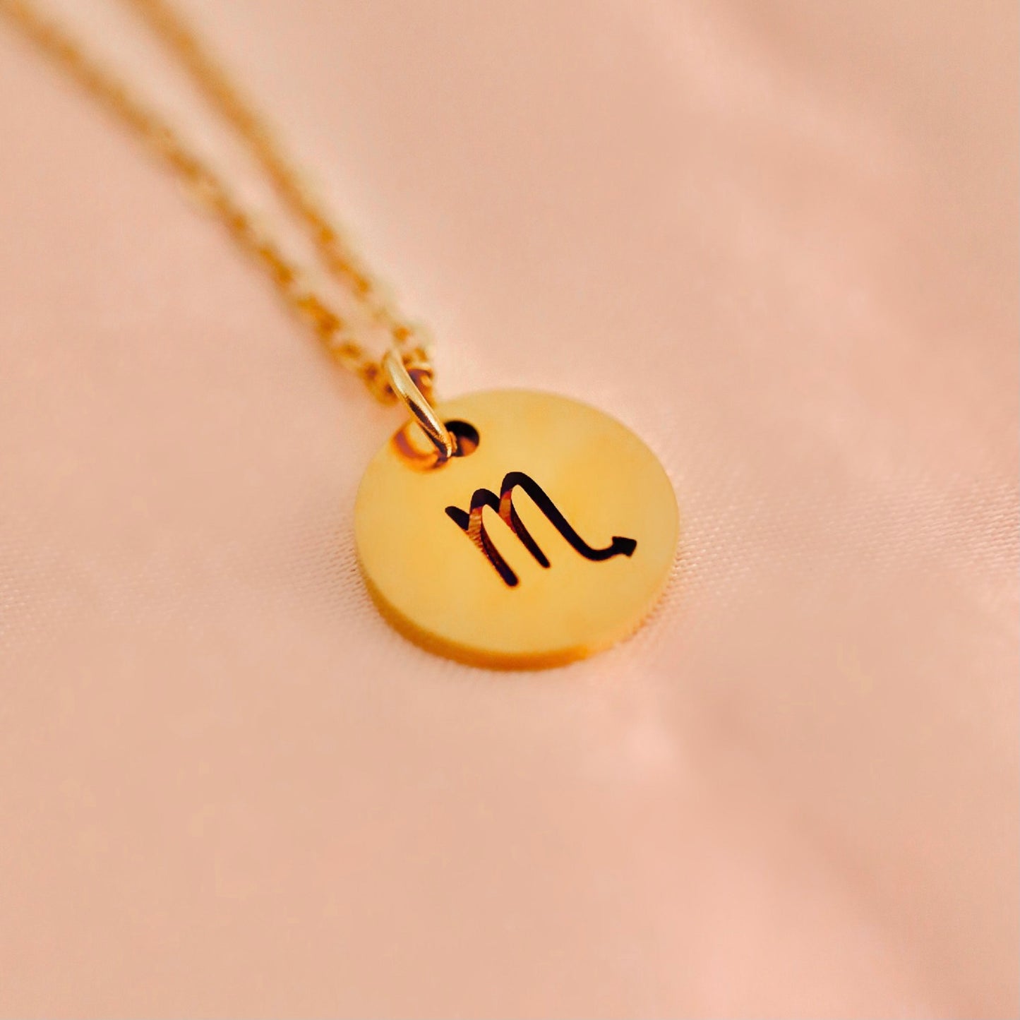 Scorpio Coin Necklace