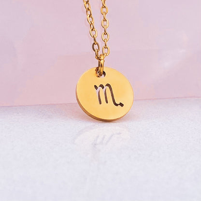 Scorpio Coin Necklace