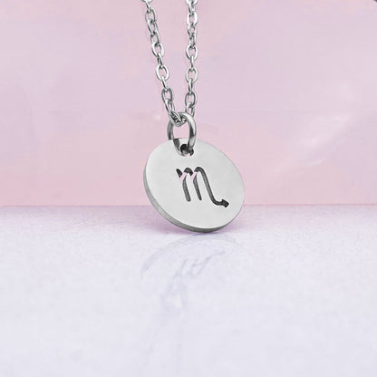 Scorpio Coin Necklace