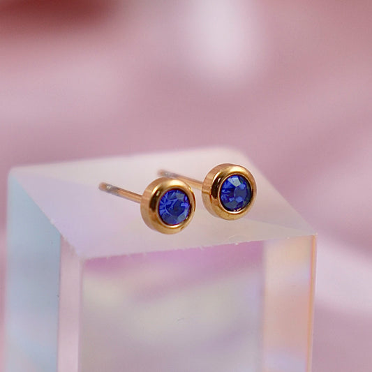 September Birthstone Studs