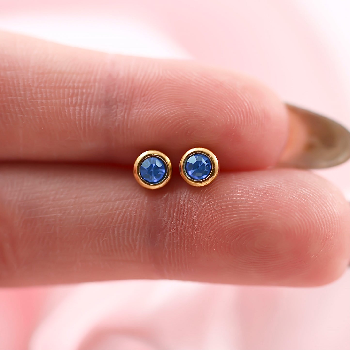 September Birthstone Studs