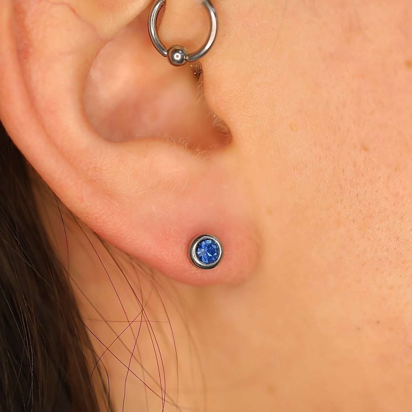 September Birthstone Studs