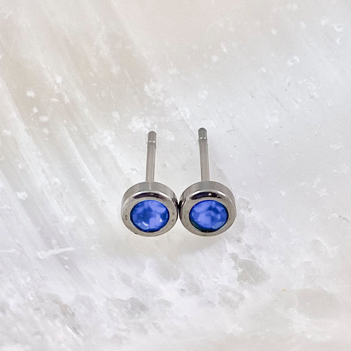 September Birthstone Studs