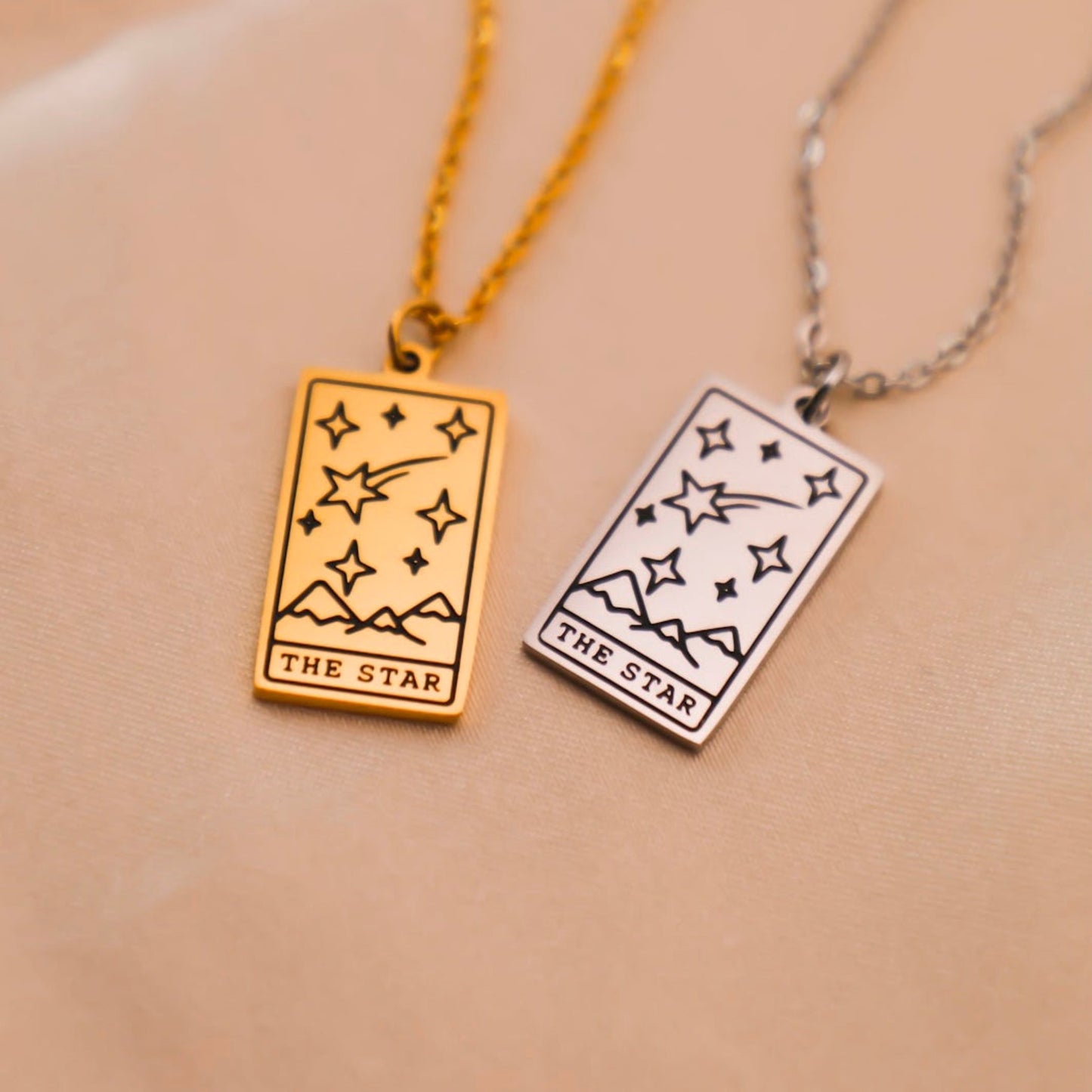 The Star Tarot Card Necklace