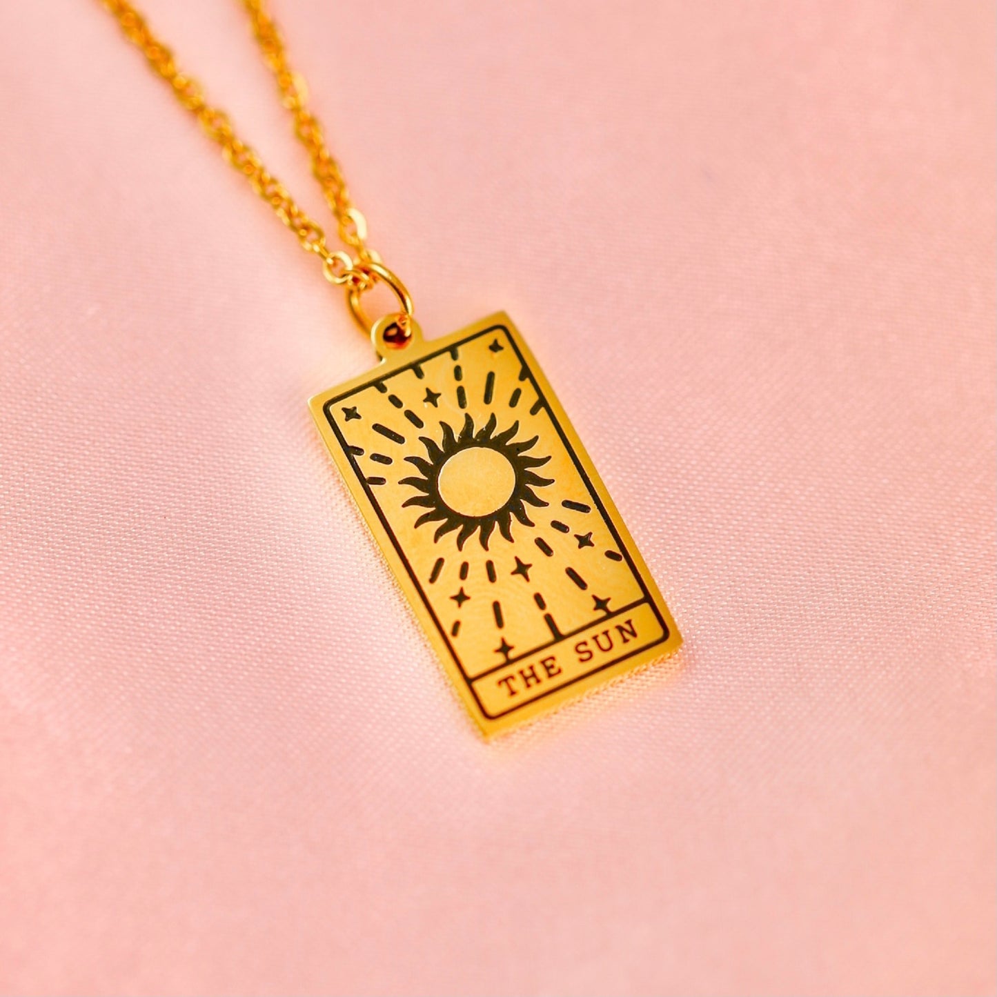 The Sun Tarot Card Necklace