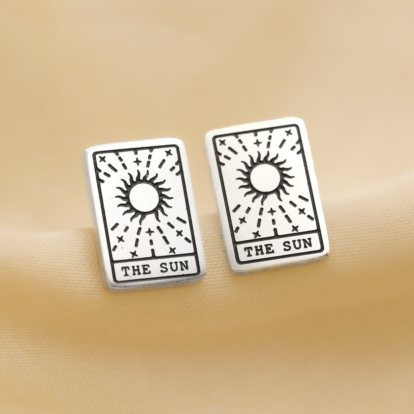 The Sun Tarot Card Studs