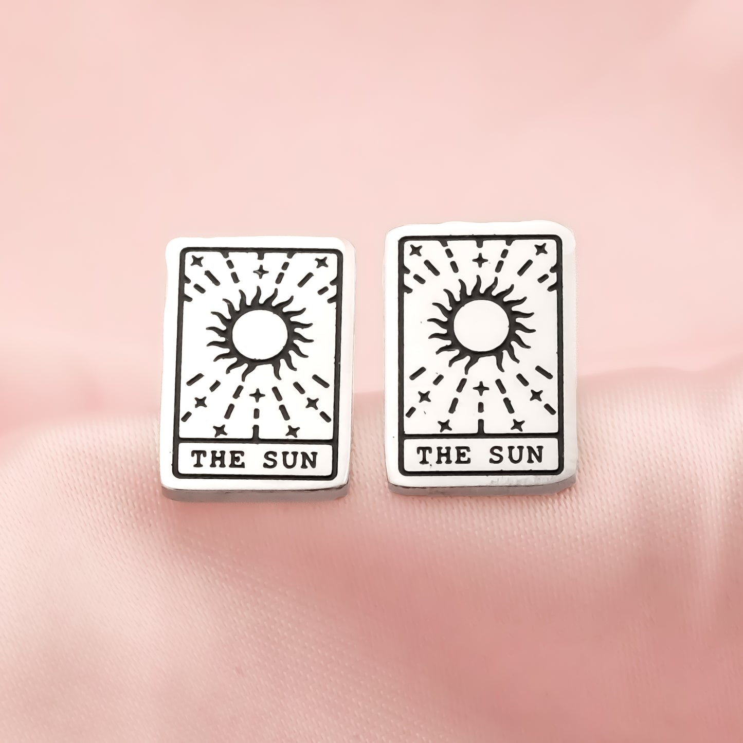 The Sun Tarot Card Studs