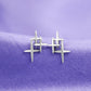 Vintage Sterling Silver Starburst Studs